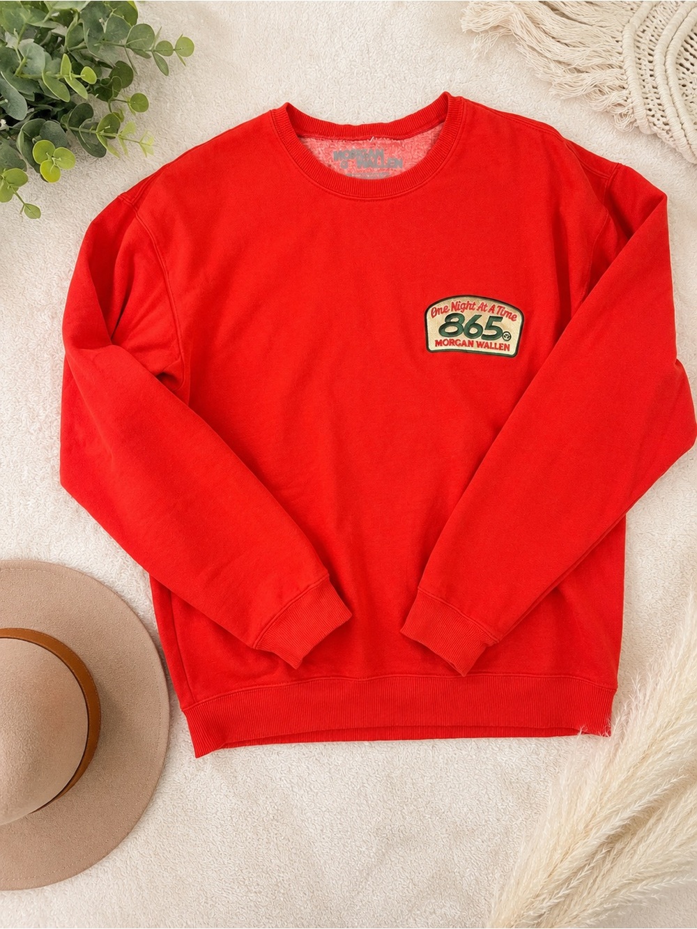 Morgan Wallen Official One Night at a Time Tour Crewneck
